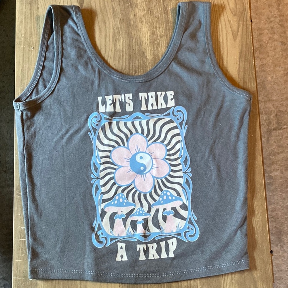🌴 5/$50 Cute Cropped Festival Tank Top